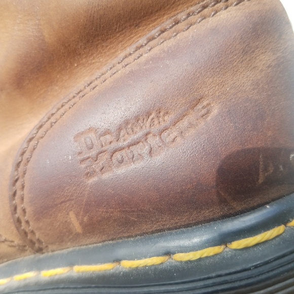 Dr. Martens 2A73 Brown Leather Boots - Picture 4 of 10